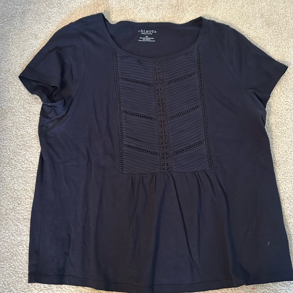 Talbots Blue Blouse